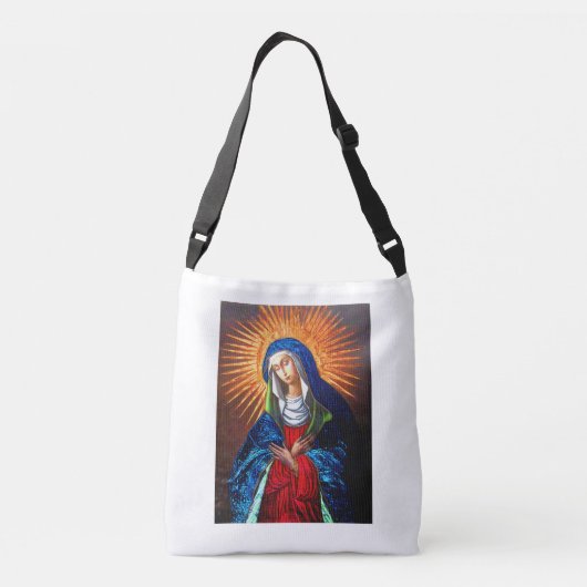 Königin von Himmel Original Malerei restauriertes Tragetaschen Mit Langen Trägern (Rückseite)