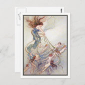 Königin von ihnen Alle von Warwick Goble Postkarte (Vorne/Hinten)