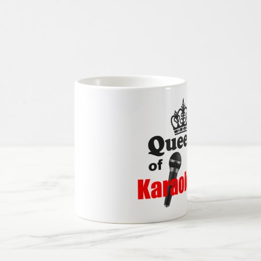 Königin von Karaoke Kaffeetasse (Mittel)