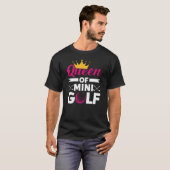 Königin von Mini Golf T-Shirt (Vorne ganz)