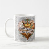 Königin von My Heart individuelle Name Tasse (Links)