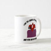 Königin von Sarcasm Kaffeetasse (VorderseiteRechts)