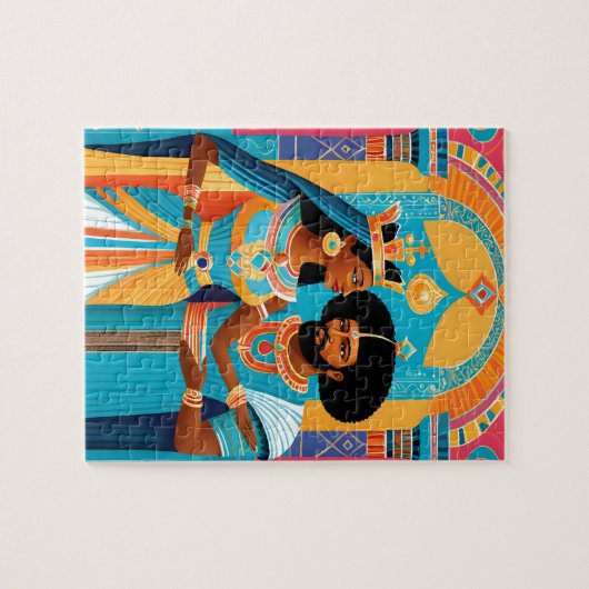 Königin von Sheba und König Solomon Art Puzzle (Horizontal)