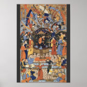 Königin von Sheba von Persischer Meister Poster (Vorne)