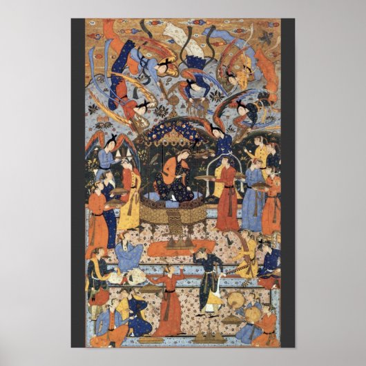 Königin von Sheba von Persischer Meister Poster (Vorne)