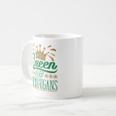 Königin von Shenanigans St. Patrick's Day Kaffeetasse (Vorderseite Links)
