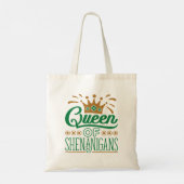 Königin von Shenanigans St. Patrick's Day Tragetasche (Rückseite)