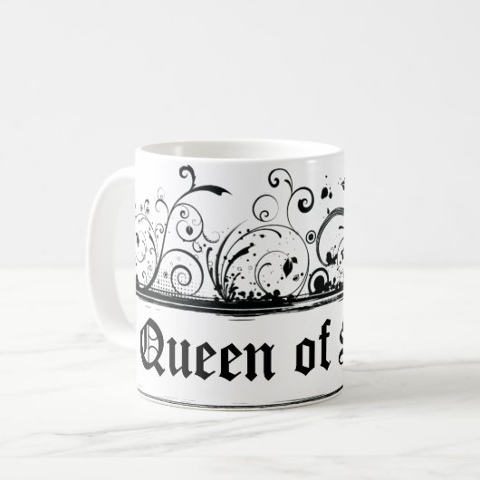 Königin von Snark Tasse (Vorderseite Links)