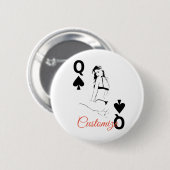 Königin von Spades Bikini Girl Thunder_Cove Button (Vorne & Hinten)