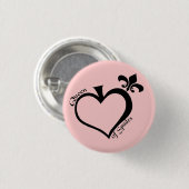 Königin von Spateninspektions-Knopf - besonders Button (Vorne & Hinten)