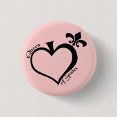 Königin von Spateninspektions-Knopf - besonders Button (Vorderseite)