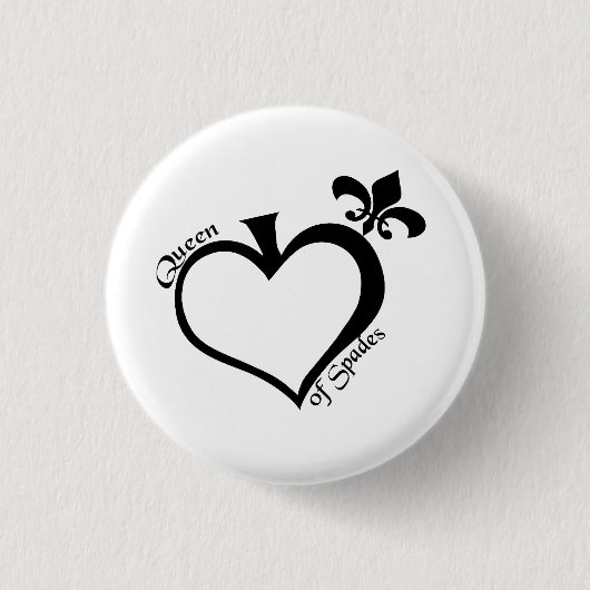 Königin von Spateninspektions-Knopf Button (Vorderseite)