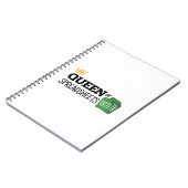 Königin von Tabellenkalkulationstabellen Notizblock (Linke Seite)