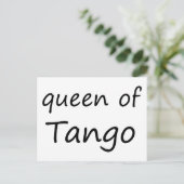 Königin von Tango! Postkarte (Stehend Vorderseite)