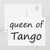 Königin von Tango! Postkarte (Vorne/Hinten)