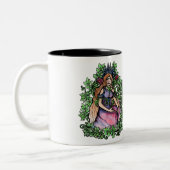Königin von Wands Tarot Goddess Zweifarbige Tasse (Links)