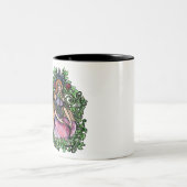 Königin von Wands Tarot Goddess Zweifarbige Tasse (Mittel)