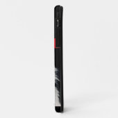 KÖNIGIN VON WEISSEN KATZEN MIT ROTEM RIBONNER MONO Case-Mate iPhone HÜLLE (Hinten/Links)