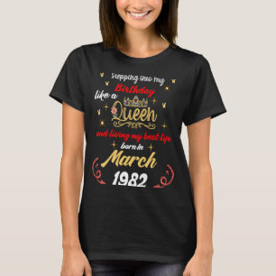 Königin war im März 1982 Geboren, als sie in meine T-Shirt