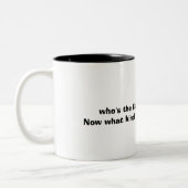 KÖNIGIN ....., wer von t… das angemessenste ist Zweifarbige Tasse (Links)