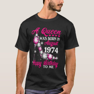Königin wurde im August 1974 in der High Heel 48.  T-Shirt