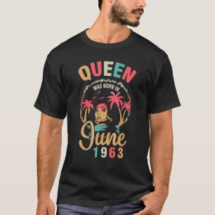 Königin wurde im Juni 1963 Geboren, glücklich über T-Shirt