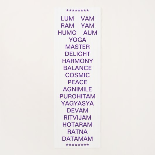 Königin Yogamatte (Rückseite)