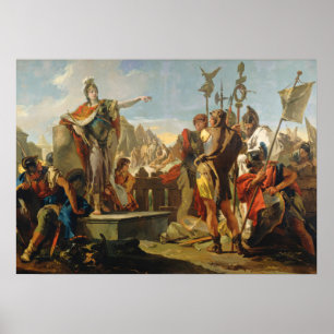 Königin Zenobia - Giovanni Tiepolo Fine Art Poster