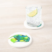 Königinangelfish-Untersetzer Sandstein Untersetzer (Seite)