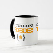 Königinbienen-Wecker-Tasse Tasse (Vorderseite Links)