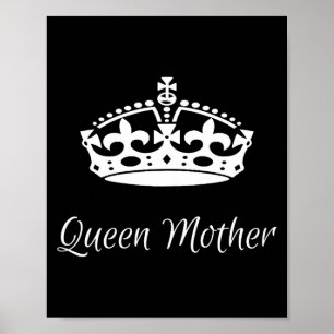 Königinmutter Muttertag Mama Oma  Poster