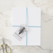 Königinnen-Bienen-Käfer-Insekt-Antik-Illustration Geschenkanhänger (Mit Garn)