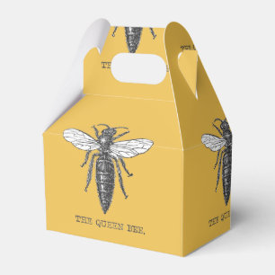 Königinnen-Bienen-Käfer-Insekt-antike-Illustration Geschenkschachtel