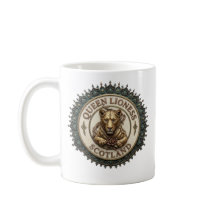 Königinnen Löwin. Schottland Kaffeetasse