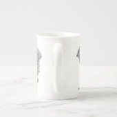 Königinnen, NYC Word Art Map Art Tasse (Rückseite)