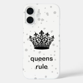 Königinnen regieren die Krone iPhone 16 Hülle