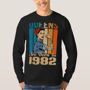 Königinnen sind 1982 Geboren 40. Geburtstag T-Shirt