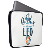 Königinnen sind geboren als LEO-Zodiac-Zeichen Jul Laptopschutzhülle (Vorne Rechts)