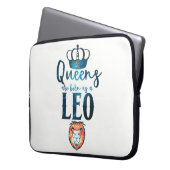 Königinnen sind geboren als LEO-Zodiac-Zeichen Jul Laptopschutzhülle (Vorderseite Links)
