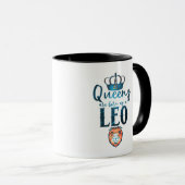 Königinnen sind geboren als LEO-Zodiac-Zeichen Jul Tasse (VorderseiteRechts)