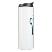 Königinnen sind geboren als LEO-Zodiac-Zeichen Jul Thermosbecher (Nach links gedreht)