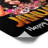 Königinnen sind Geboren im Januar Mädchen Januar G Poster (Ecke)