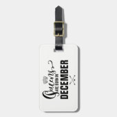 Königinnen sind herein geboren gepäckanhänger (Vorderseite vertikal)