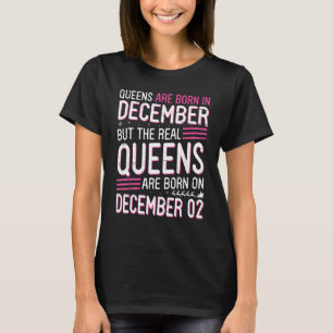 Königinnen sind im Dez Geboren, aber echte Queens T-Shirt