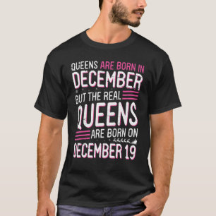 Königinnen sind im Dez Geboren, aber echte Queens T-Shirt