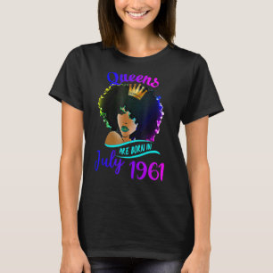 Königinnen sind im Juli 1961 61. Geburtstag für Wo T-Shirt
