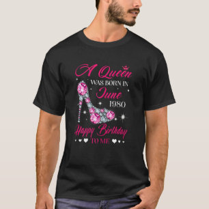 Königinnen sind im Juni 1980 zum 42. Geburtstag fü T-Shirt