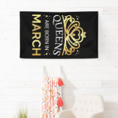 Königinnen sind im März Geboren I Banner (Insitu)