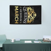 Königinnen sind im März Geboren I Banner (Messeveranstaltung)