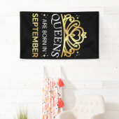 Königinnen sind im September I Geboren Banner (Insitu)
